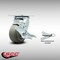 Service Caster 4 Inch SS Thermoplastic Rubber Caster with Roller Bearing and Brake/Swivel Lock SCC-SS30S420-TPRRF-TLB-BSL - alternate 4